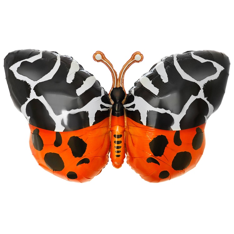 Шар К ФИГУРА Бабочка черно-красная