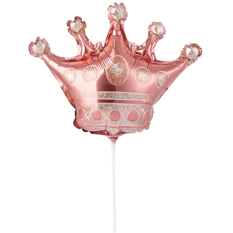 Шар К М/ФИГУРА Корона розовое золото