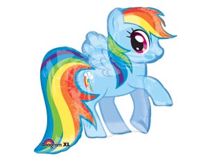 Шар А ФИГУРА/Р35 "My Little Pony радужная"