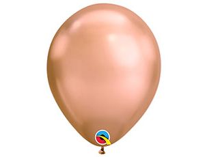 Шар латексный Q 11" Хром  Rose Gold