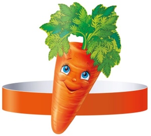 Корона-ободок "Морковка"