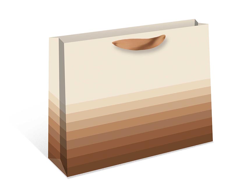 Пакет подарочный СТАНДАРТ ПЛЮС "Полосы" (ААА)