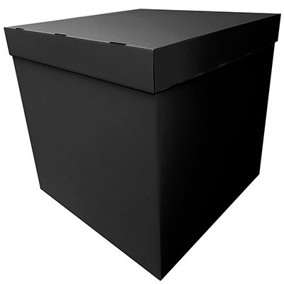 Коробка для надутых шаров ЧЕРНАЯ (60 см)