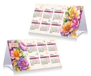 Календарь-стойка "Цветы"