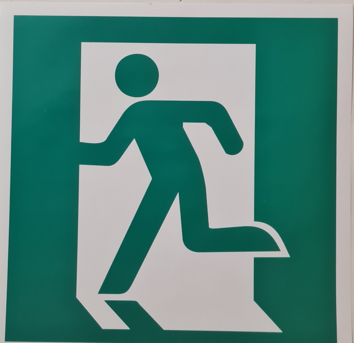 Наклейка информационная "ВХОД"