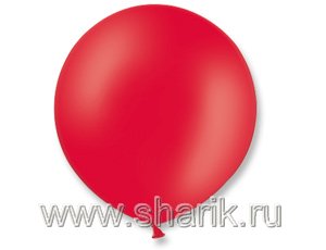 Шар латексный Р 350/101 "Олимпийский" пастель RED (115 см) (красный)