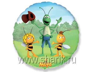 Шар Ф 18" Пчелка Майя с друзьями