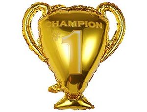 Шар К ФИГУРА "Кубок чемпиона золото"