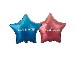 Шар К 18" РУС ВСЯ В ОТЦА/ВСЯ В МАТЬ