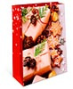 Пакет подарочный новогодний "Подарки и печенье" (DE)