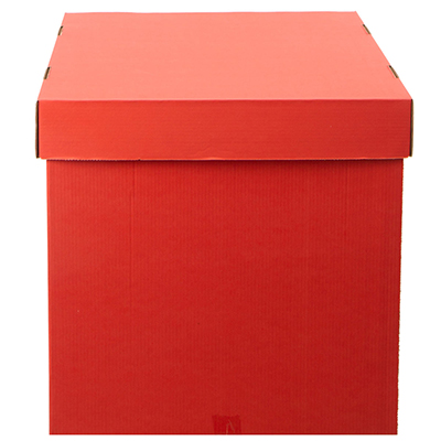 Коробка для надутых шаров КРАСНАЯ (60 см)