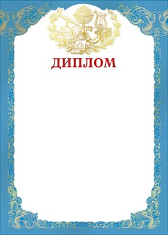 Диплом школьный Формат А4. Отделка