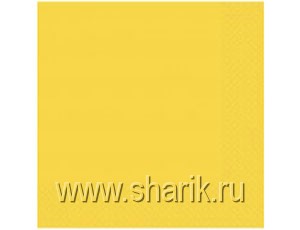 Салфетка бумажная "Yellow Sunshine" 33 см 16 шт