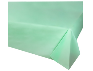 Скатерть полиэтиленовая Пастель МЯТНАЯ 1,4х2,75 м
