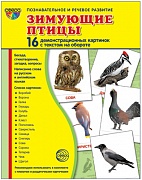 Комплект тематических наглядных материалов "Зимующие птицы"