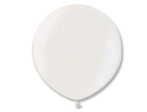 Шар латексный В 350/002 Пастель White Экстра (90 см) (белый)