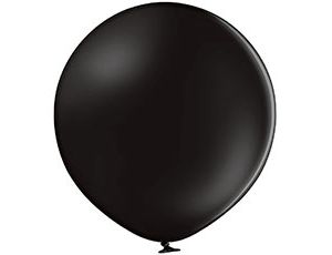 Шар латексный РА 250/025 "Олимпийский" Пастель Black (60см) (чёрный)