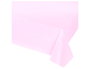Скатерть полиэтиленовая Пастель розовая 1,4х2,75 м