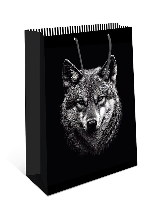 Пакет подарочный "Волк" (АВ)