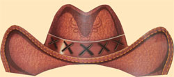 Шляпа карнавальная картонная "Ковбой"