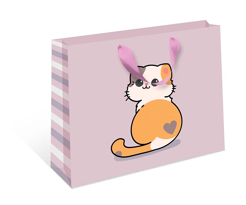 Пакет подарочный СТАНДАРТ ПЛЮС "Кошечка" (ААА)