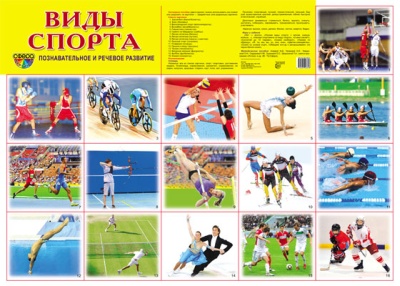Плакат "Виды спорта" Формат А2