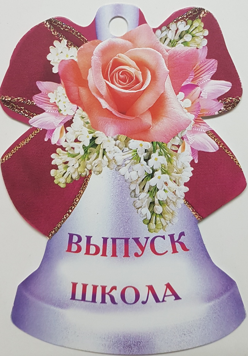 Медаль картонная "Выпуск школа"
