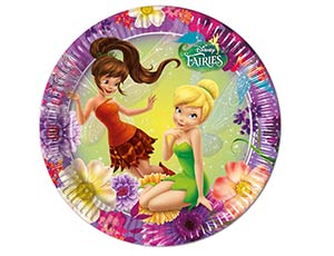 Тарелка бумажная "Феи Магия" 23 см 8 шт