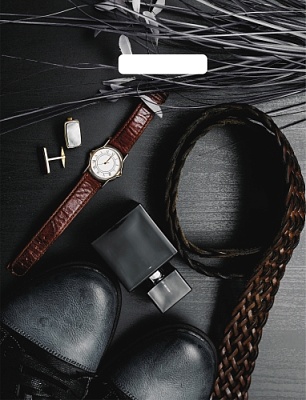 Пакет полиэтиленовый с вырубной ручкой "Подарок для него" (31х40 см)