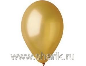 Шар латексный  12"/39 Металлик Gold