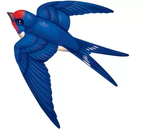 Украшение на двустороннем скотче "Ласточка"