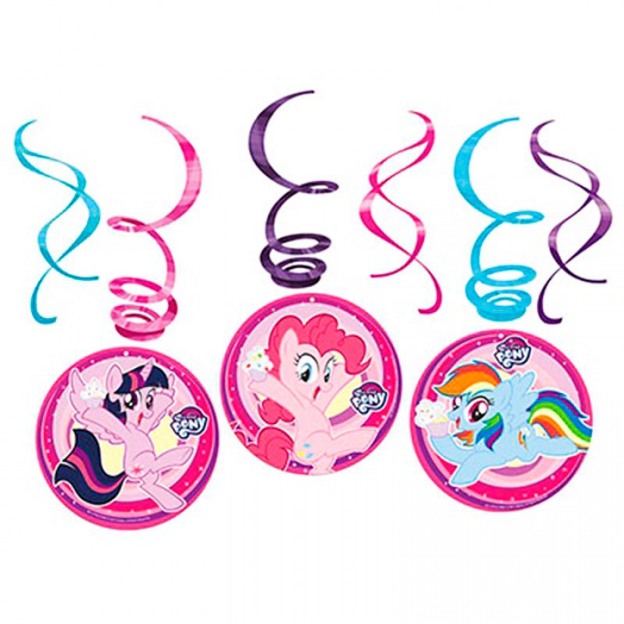 Спираль "My Little Pony" 46-60 см 6 шт