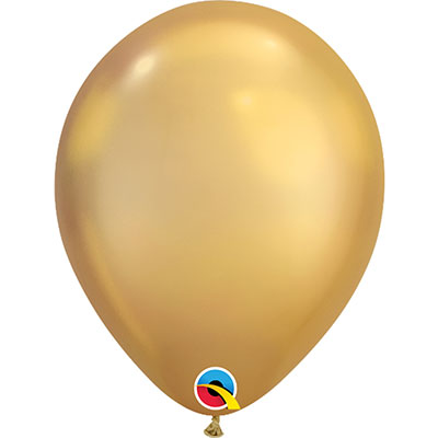 Шар латексный Q 11" Хром Gold