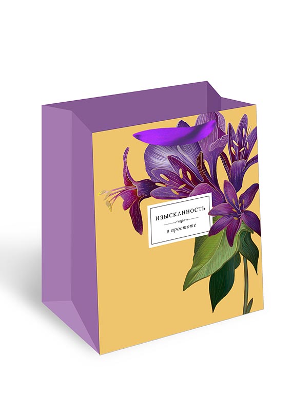 Пакет подарочный ПРЕМИУМ "Изысканность в простоте" (DA)