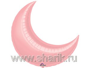 Шар А Б/РИС "МЕСЯЦ 35" Пастель Pink"