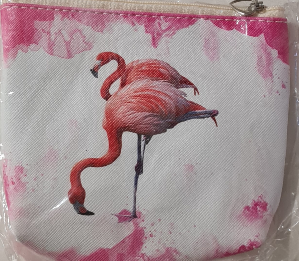 Кошелёк на молнии "Фламинго" 