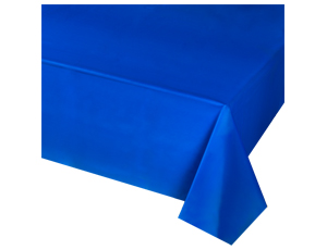 Скатерть полиэтиленовая синяя 1,4х2,75 м