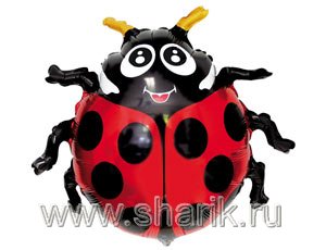Шар Ф М/ФИГУРА/3 "Божья коровка"