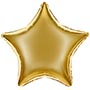 Шар Ф Б/РИС 18" ЗВЕЗДА Металлик Light Gold