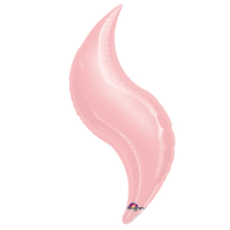 Шар А Б/РИС ЗИГЗАГ 28" Пастель Pink