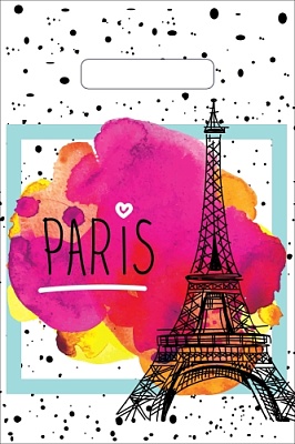 Пакет полиэтиленовый с вырубной ручкой "Свидание в Париже" (20х30 см)