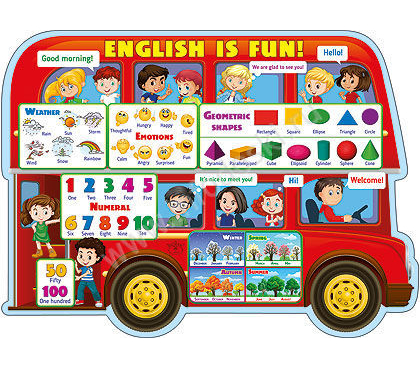 Плакат "English is fun!" Формат А2
