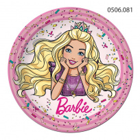 Тарелка бумажная "Barbie" 23 см 10 шт