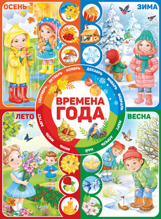 Плакат "Времена года" Формат А2
