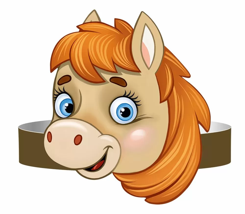 Ободок-корона "Лошадь"