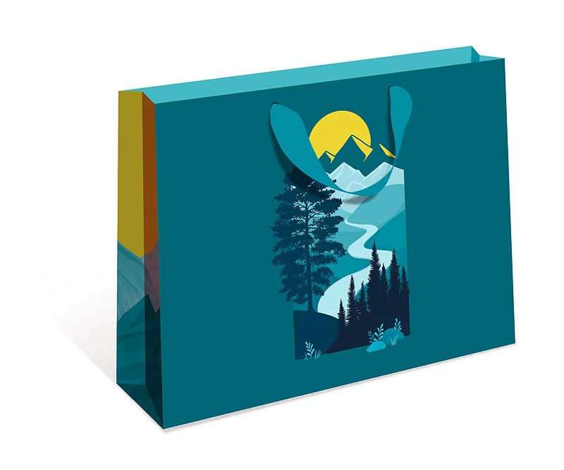 Пакет подарочный СТАНДАРТ ПЛЮС "Дорога в горы" (ААА)