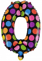 Шар ЦИФРА 0 "Супер Яркий" (16")