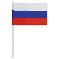 Флаг России большой на древке (75 х 120 см)