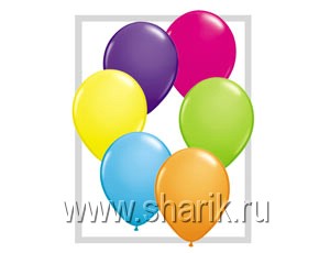 Шар латексный Q11" ассорти тропическое