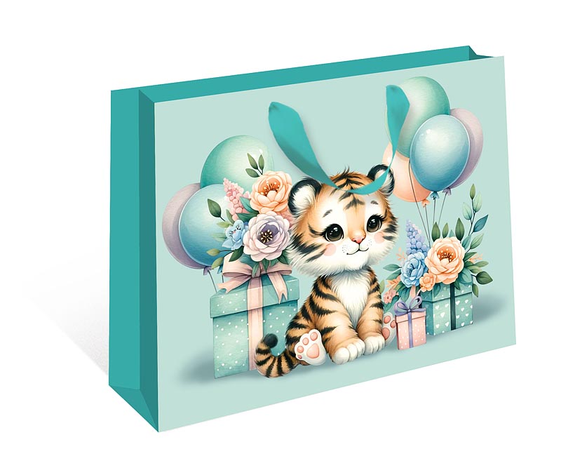 Пакет подарочный СТАНДАРТ ПЛЮС "Тигрёнок" (ААА)